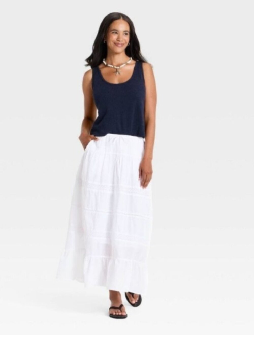Universal Threads Women's Lace Maxi Full Skirt